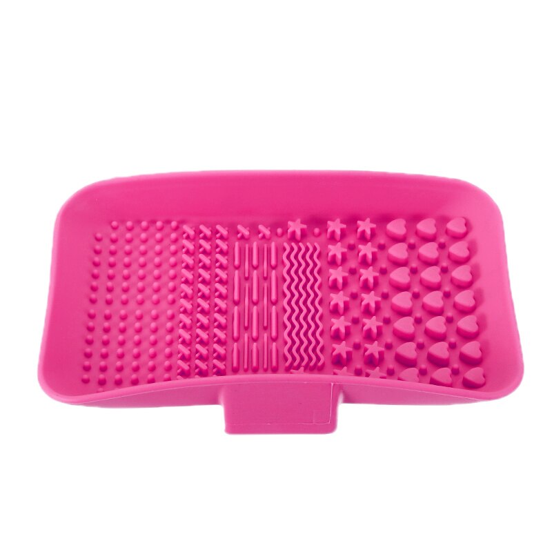 Silicone Makeup Brushes Cleaning Pad Mat Cosmetic Eyebrow Brushes Washing Cleaner Scrubber Board Makeup Cosmetics Accessories