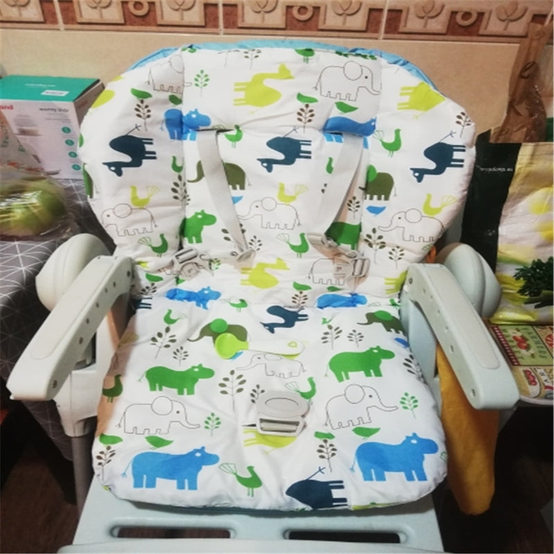 Baby Kids Highchair Cushion Pad Mat Booster Seats Cushion Pad Mat Feeding Chair Cushi on Pad Stroller Cushion Mat Cotton fabric