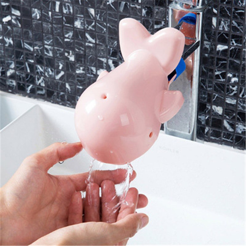 Baby Cute Dolphin Bathroom Brush Faucet Extenders
