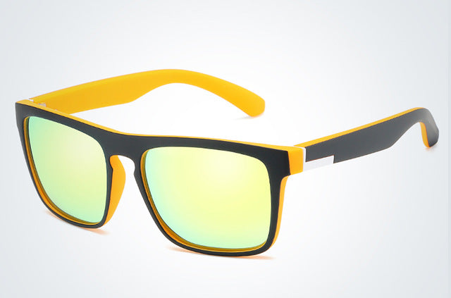 Polarized Sunglasses Men Driver Shades Male Vintage Sun Glasses For Men Women Square Mirror Summer