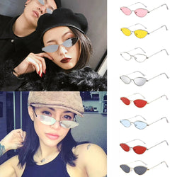 Cat Eye SunglassesMens Womens Small Frame Cat Eye Oval Retro Vintage Sunglasses EyeglassesDriver Night Driving