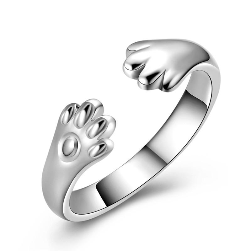 Adjustable Cat Claw Tail Ring