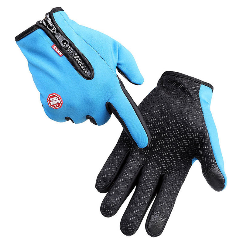 Men's Winter Warm Windproof Waterproof Warm Touch Screen Usable Gloves,Spandex Material Gloves