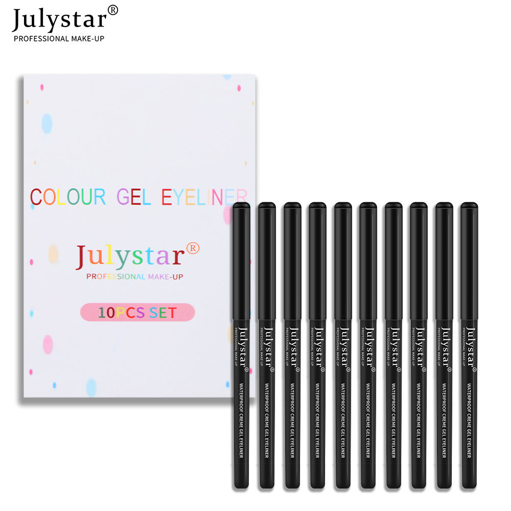New Set Of Eyeliner Pencil Waterproof And Oil-Proof Non-Smudge Eyeliner Gel Pencil
