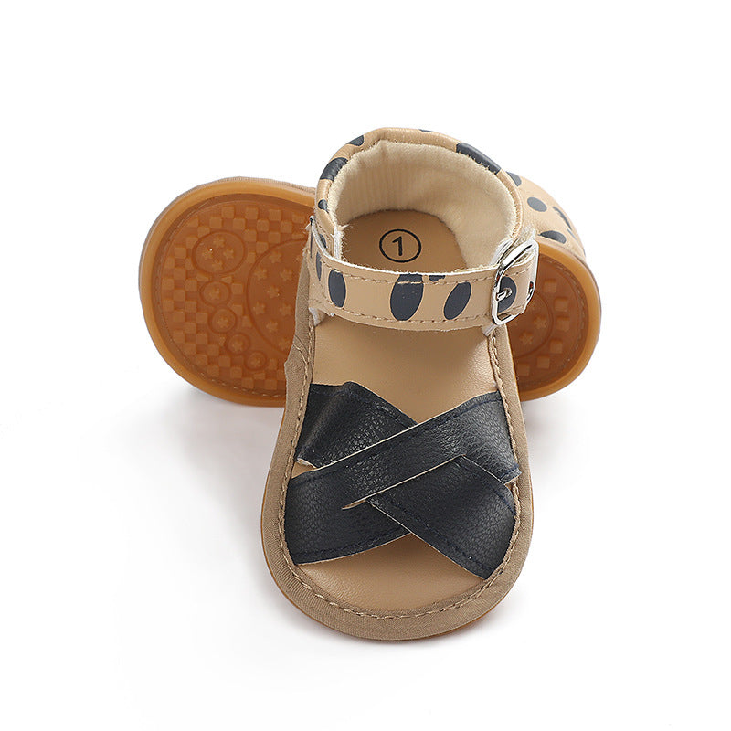 Baby Girl Baby Toddler Shoes Rubber Sole Non-Slip Baby Sandals