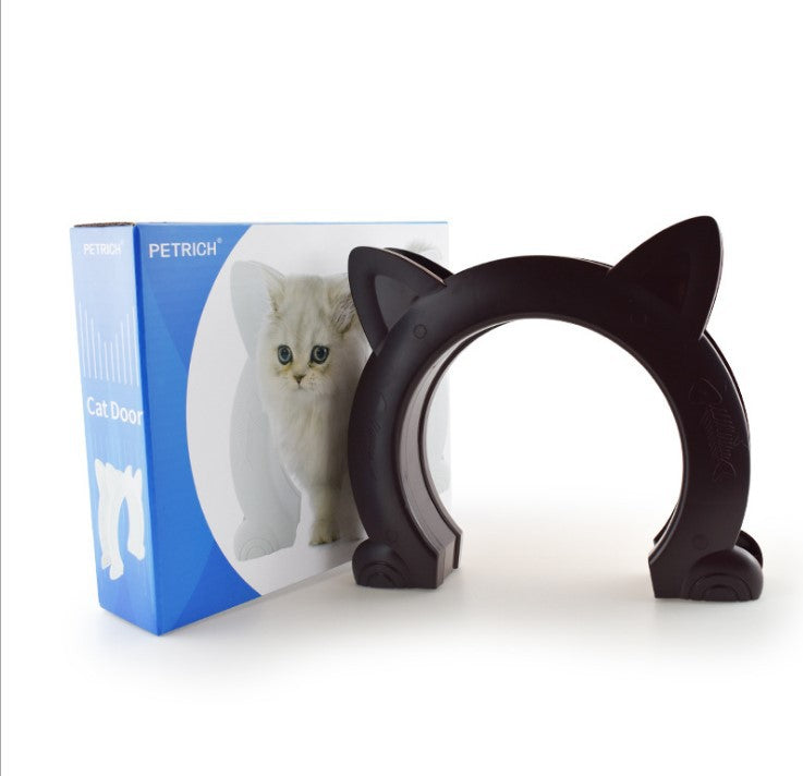 New Cat And Dog Door Hole Can Control The Direction Of Entry And Exit Pet Door Cat Kennel Cat Flap Cat Door