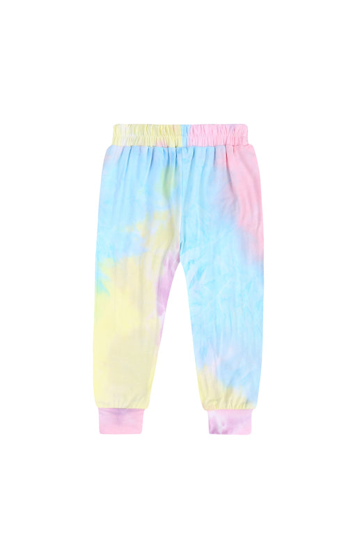 Children's Short-Sleeved Trousers Tie-Dye Print Pyjama Sets