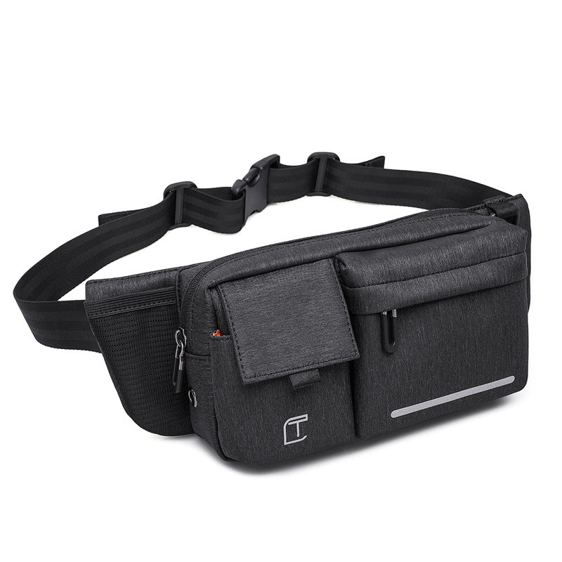 Men's Chest Bag Multifunctional Fashion Waist Bag Outdoor Messenger Casual Shoulder Bag Sports Small Backpack
