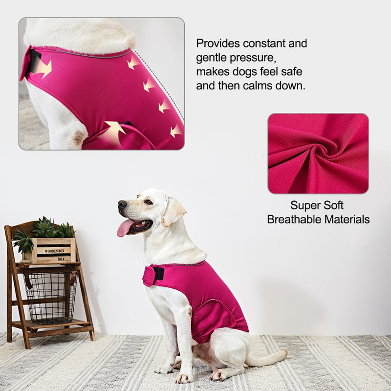 Dog Anxiety Vest Dog Thunder Shirt Coat Pet Dog  Jacket For Dogs Cats Vest For Dog Shirt Pet Supplies