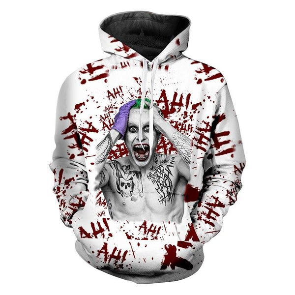Men Women Cool Fashion Print Funny Joker 3D Sweatshirt