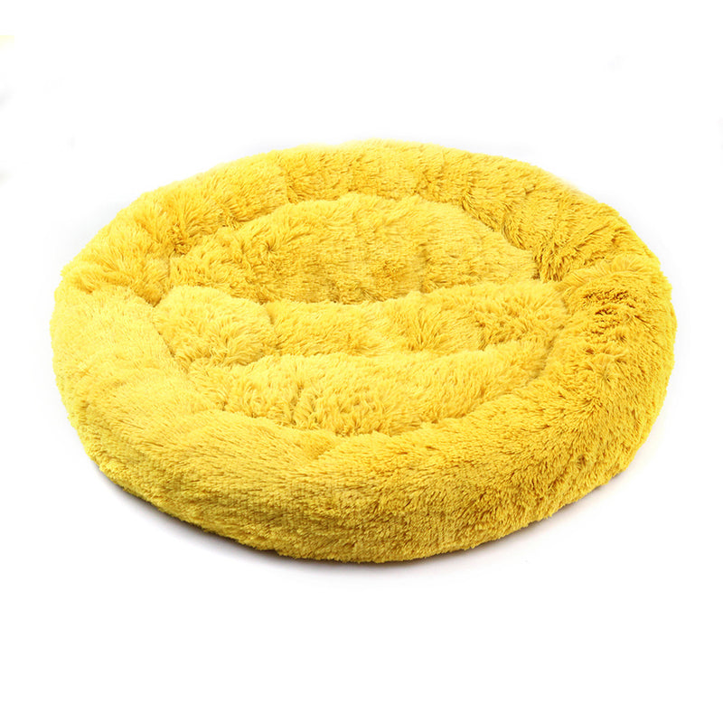 55*55 cm Colorful Dog Kennel Cat Kennel Pet Bed Round Plush Winter Dog Pad Cat Pad Small And Medium Dogs