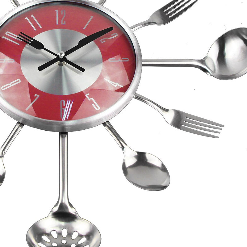 Cutlery Kitchen Wall Clock