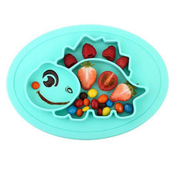 Baby Dishes Silicone Infant Bowls Plate Tableware Kids food Holder Tray Children Food Container Placemat