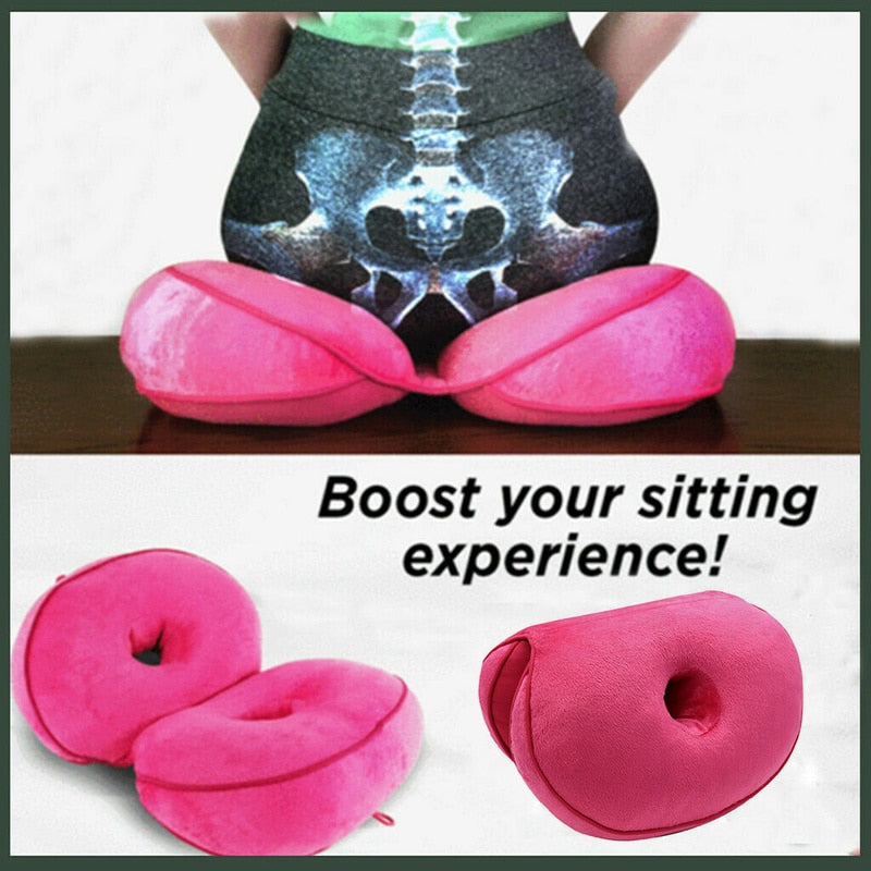 Multifunctional Dual Comfort Cushion Memory Foam Seat of Hip Lift Seat Cushion Beautiful Butt Latex Seat Cushion Comfy for Home