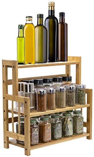 Bamboo Wooden Shelf Rack