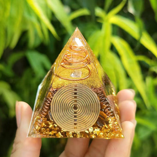 Crystal Ball Pyramid 5CM 6 CM 8CM 10CM Crystal Gravel Drop Glue Resin Home Handmade Decoration