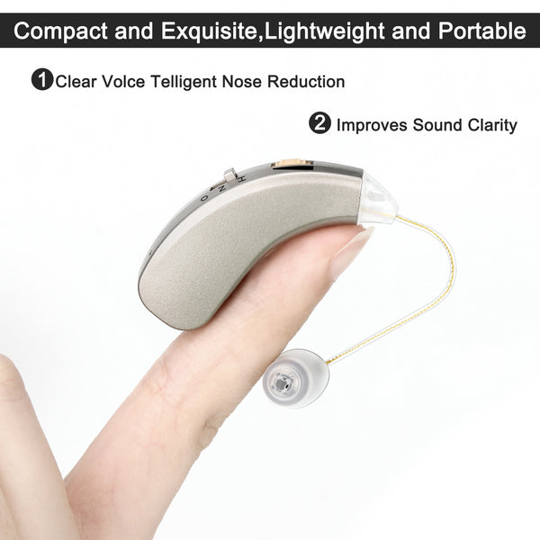 Elderly Rechargeable Sound Amplifier Behind-The-Ear Rechargeable Sound Amplifier