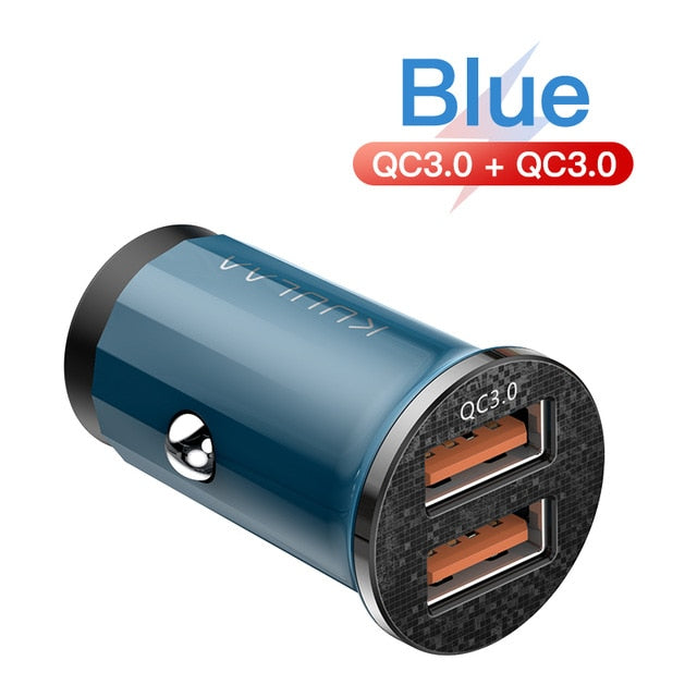 KUULAA Quick Charge 4.0 48W QC PD 3.0 Car Charger for Samsung S10 9 Fast Car Charging for Xiaomi iPhone Mobile Phone USB Charger eprolo