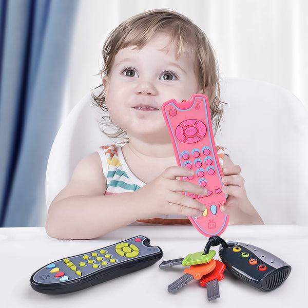 Baby Simulation TV Remote Control Children's Music English Learning Remote Control Educational Cognitive Science Education Toys