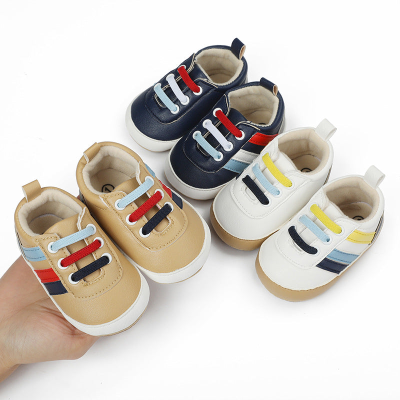 Baby Boy Toddler Shoes Baby Step Shoes Spring And Autumn Anti-Fall Shoes Indoor Baby Shoes