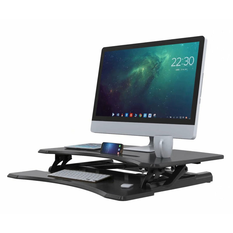 Premium Adjustable Height Standing Desk Black - Annizon Home Essentials
