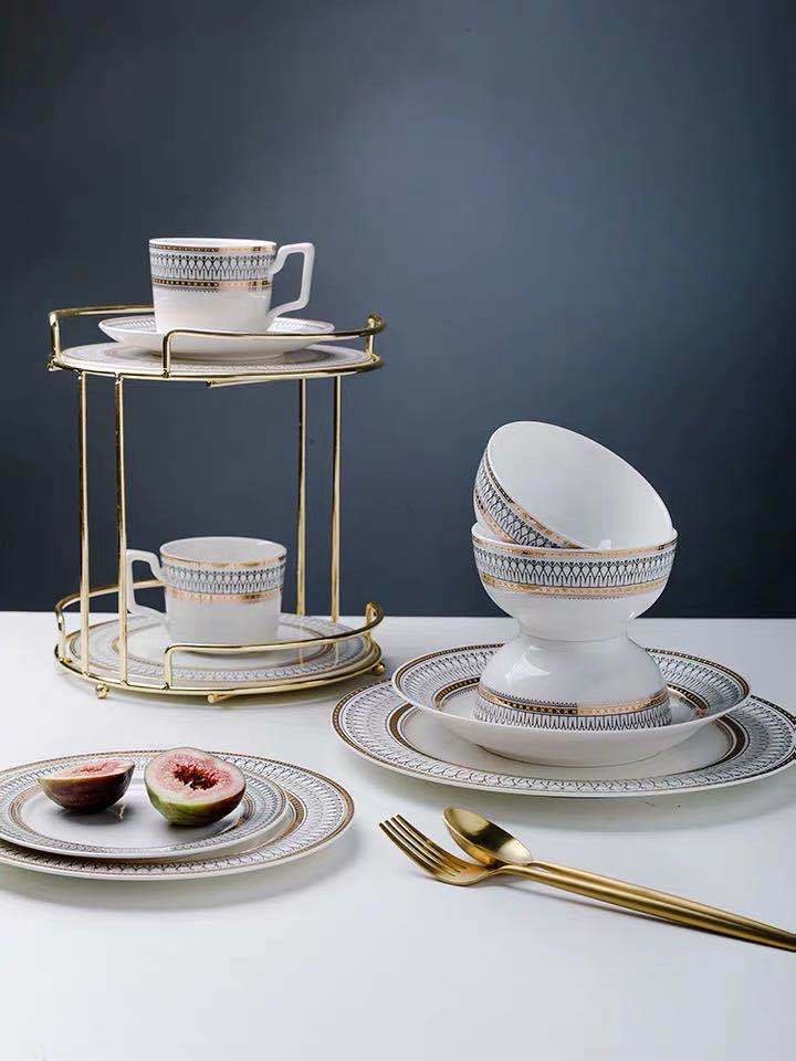 Nordic Luxury Dinner Plate Set