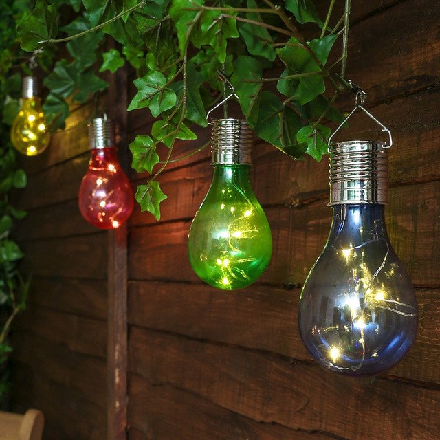 5 LED Bulb Waterproof Solar Rotatable Outdoor Garden - Annizon Home Essentials