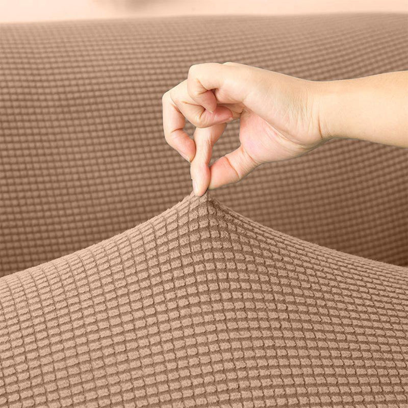 Small Square Pattern Knitted Sofa Cover Full Cover Furniture textiles - Annizon Home Essentials