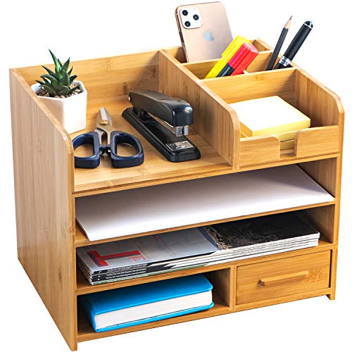 Bamboo Desktop Organizer