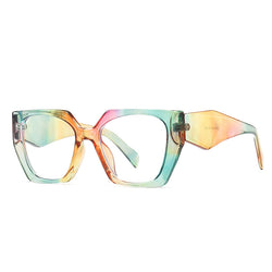 Summer Sunglasses Vintage Multicolor Oversized Women's Cat Eye Sunglasses