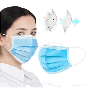 Face Masks Disposable 3 Layers Dustproof Mask
