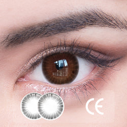 1Pcs CE Certificate Eyes Beautiful Pupil Colorful Girl Cosplay Contact Lenses Brown