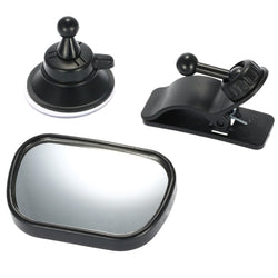 2 in 1 Mini Safety Car Back Seat Baby View Mirror Adjustable Baby Rear Convex Mirror Car Baby Kids Monitor