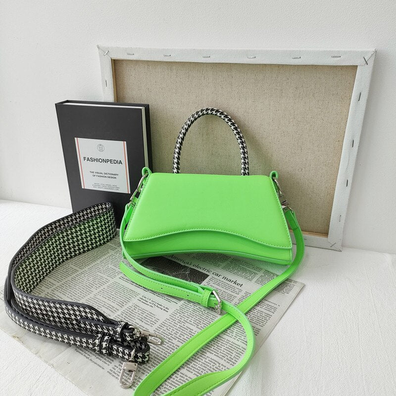 Elegant Female Square Tote bag Fashion New High quality PU Leather Women's Designer Handbag Travel Shoulder Messenger Bag