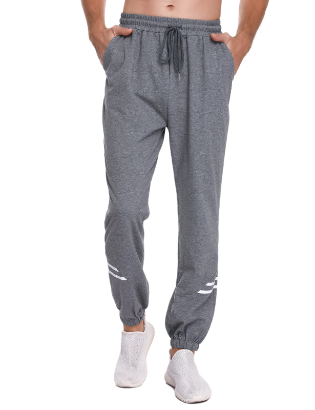 Men'S Jogging Pants Drawstring Sweatpants Bottoms Fitness Running Sweatpants