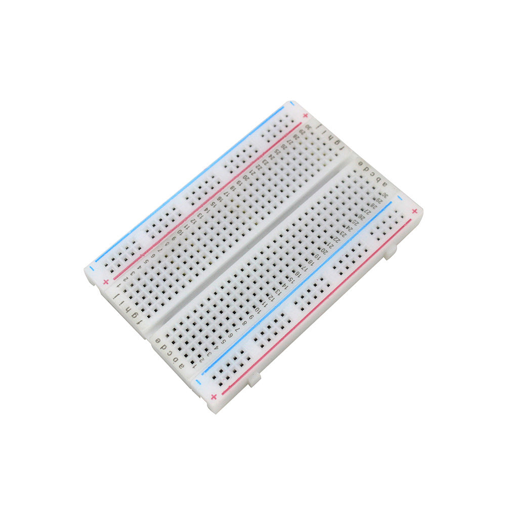 High Quality Breadboard 400-Hole Breadboard Electronic Test Board Solderless Breadboard Splicable Solderless Breadboard Test Circuit Board Experiment Board With Jumpers