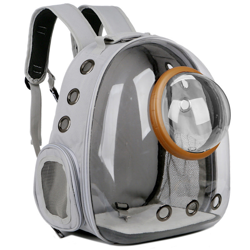 Cat Bag Panoramic Space Capsule Space Bag Pet Bag Portable Backpack Porous Breathable And Light Proof Expandable Cat Bag