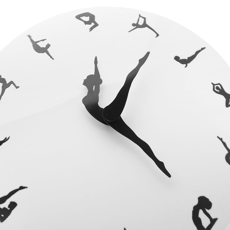 Yoga Postures Wall Clock