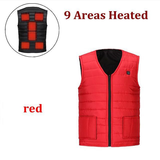 Cross-border for heating vest heating vest three temperature adjusting electric heating vest for men and women clothes spot