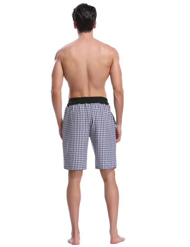 men's plaid casual shorts Comfortable and breathable