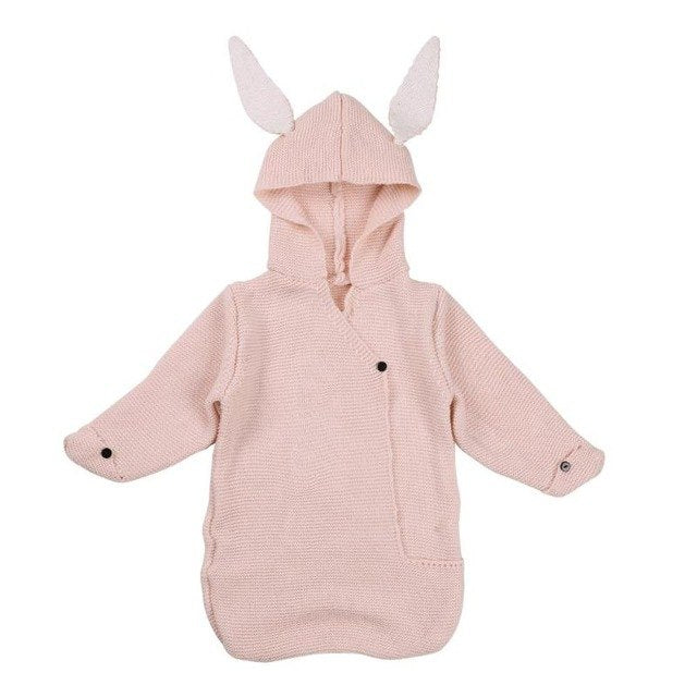 Baby Blankets Envelope for Newborns Baby Covers Cartoon Rabbit Ear Swaddling Baby Wrap Photography Newborn Baby Girl Clothes