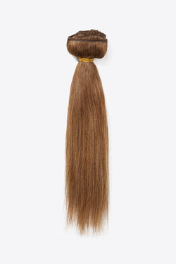 18''140g #10 Natural Straight Clip-in Hair Extensions Human Hair