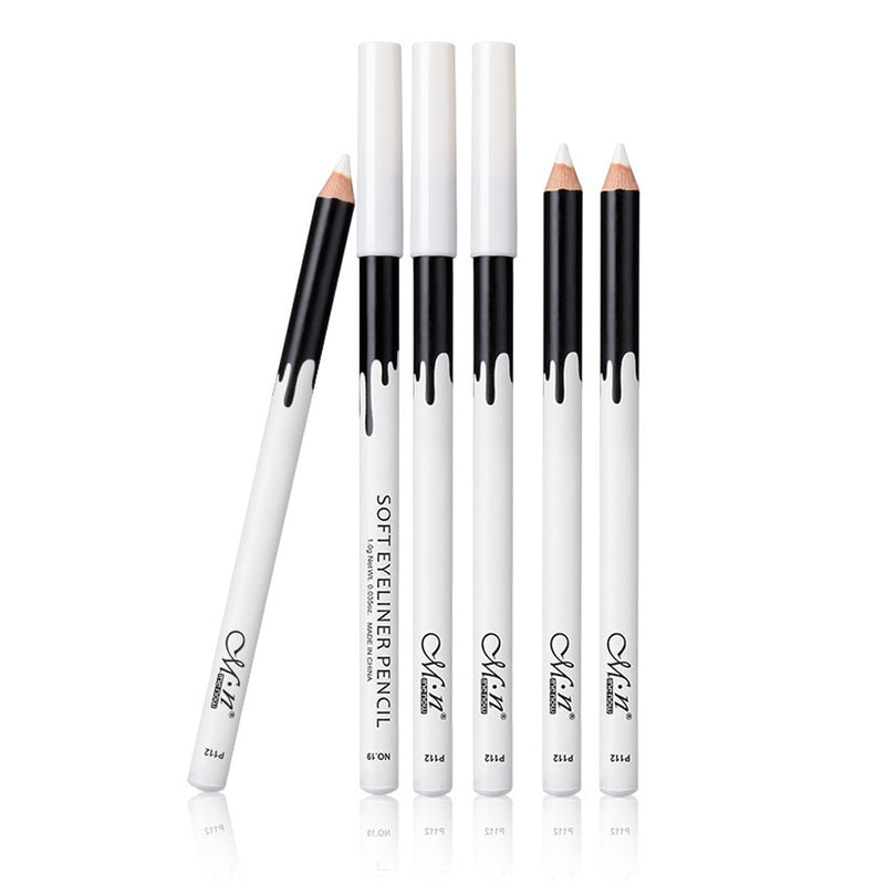 12pcs Eyeliner Pencil Makeup Women Long Lasting Waterproof Pigment Eye Liner White Eyeliner Pen Cosmetics New