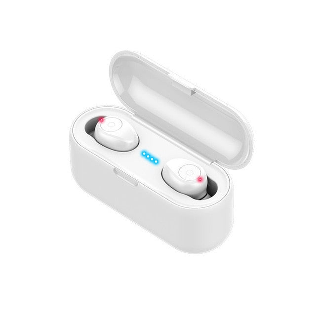 Wireless Earphone Bluetooth V5.0 F9 TWS Wireless Bluetooth Headphone LED Display With 2000mAh Power Bank Headset With Microphone