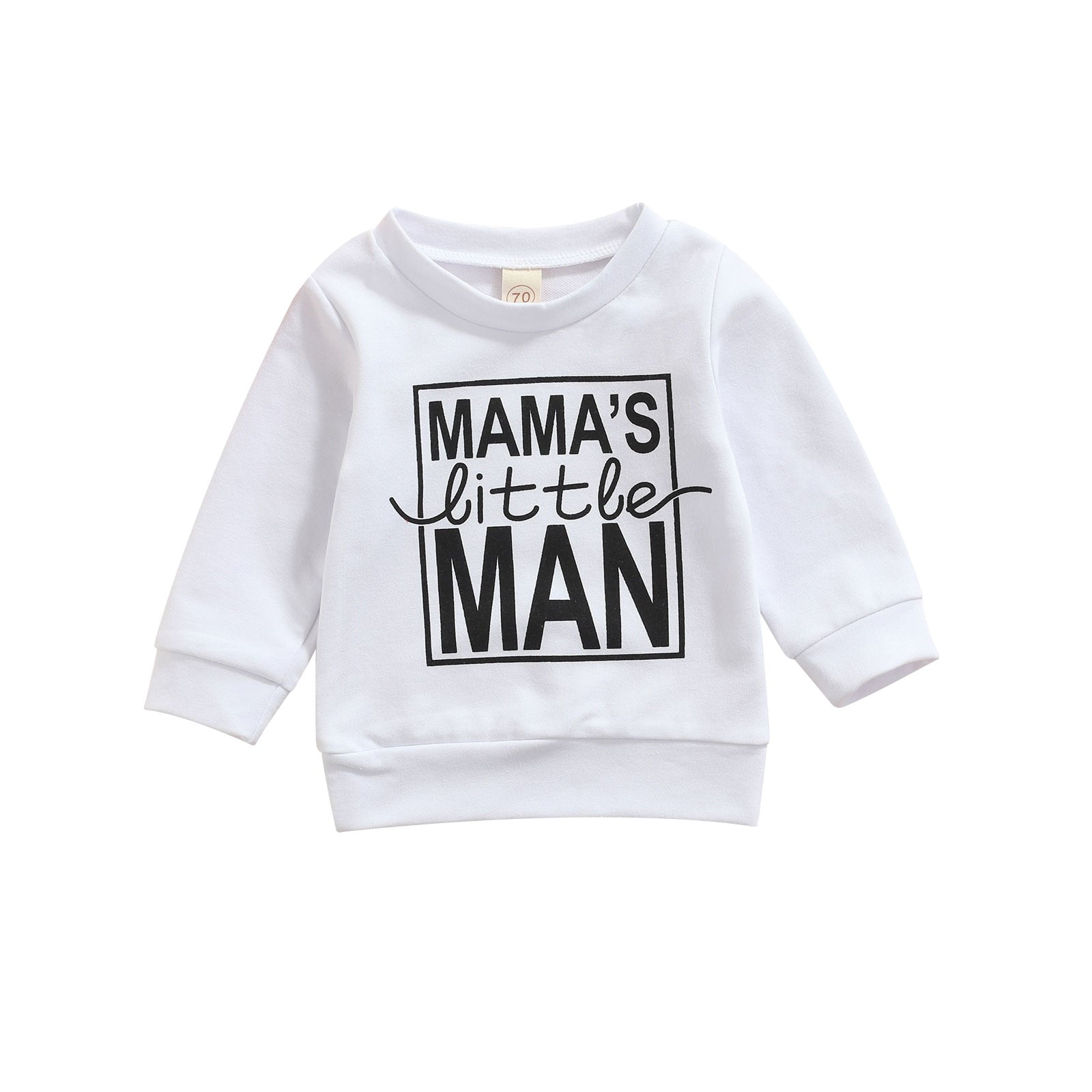 0-3Y Autumn Baby Boys Sweater Outwear 3 Colors Letter Printed Long Sleeve Pullover Causal Tops eprolo