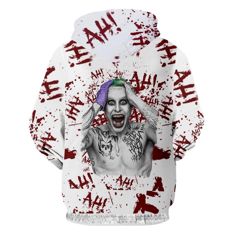 Men Women Cool Fashion Print Funny Joker 3D Sweatshirt