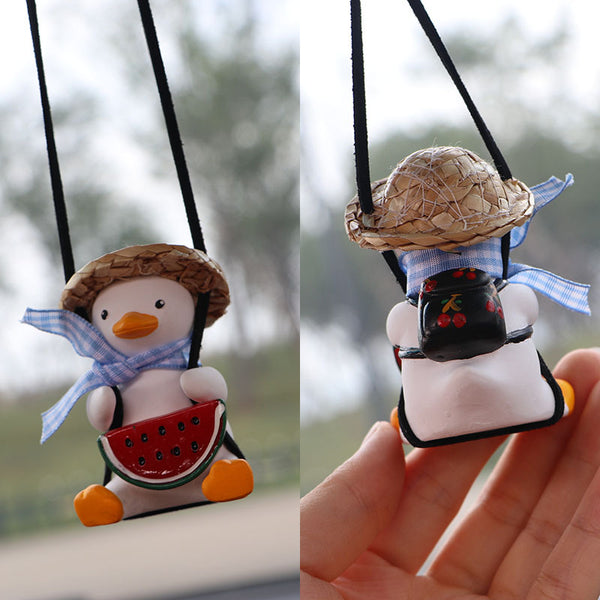 Car Car Pendant Car Interior Swing Duck Car Rearview Mirror Pendant Cross Border Swing Duck Car Pendant