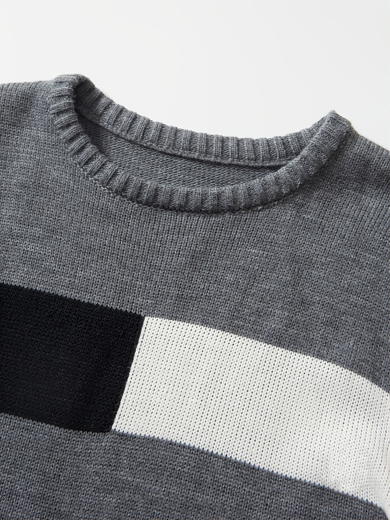 Men's Casual Pullover Knit Soft Sweater (Shirt Not Included)