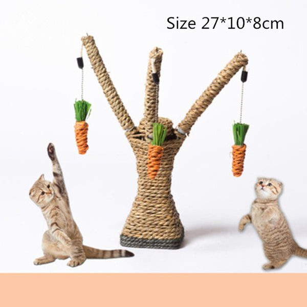 Cat Tree Tower Furniture Kitten Playhouse Sisal Scratching Posts Cat Jumping Platforms With Soft Mat