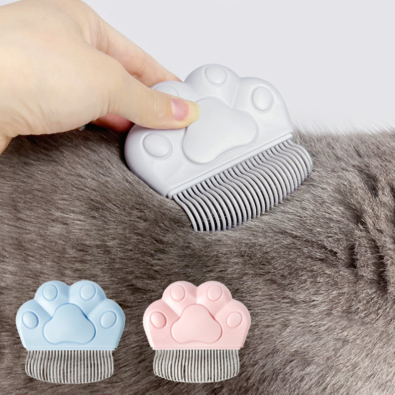 Pet Comb To Remove Floating Hair Brush Cat Shedding Cat Artifact Shell Needle Comb Long Dog And Cat Hair Special Comb